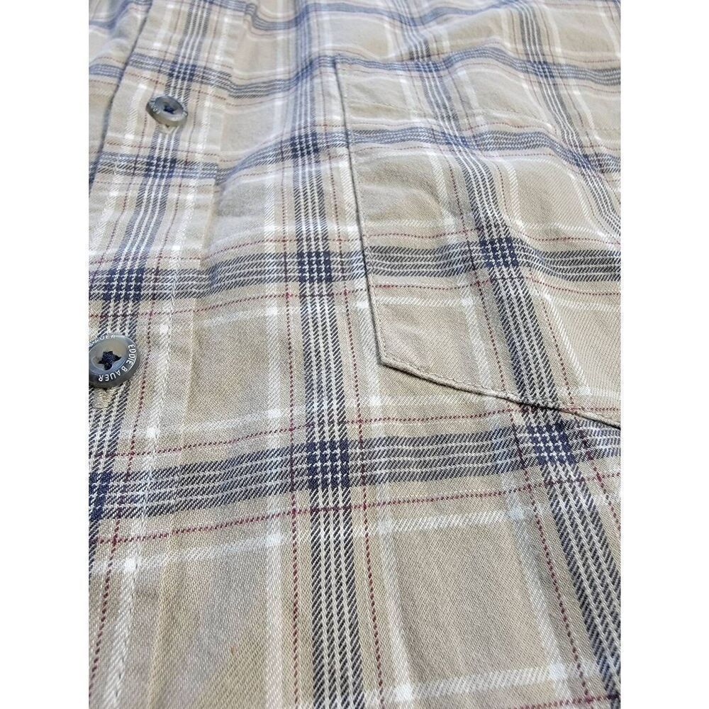 Eddie Bauer relaxed fit Long Sleeve button up Plaid shirt XLT tall
